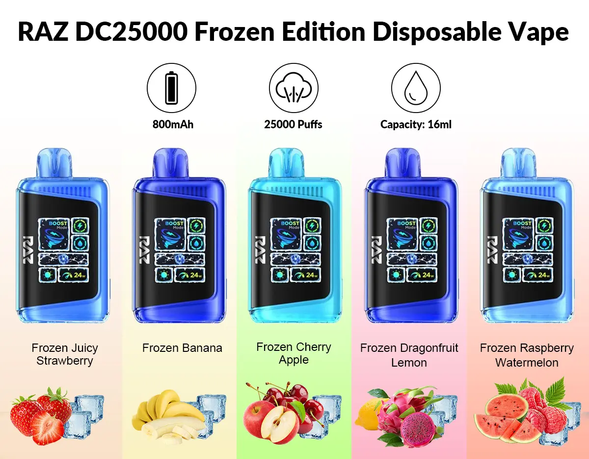 Raz Frozen Edition Flavors