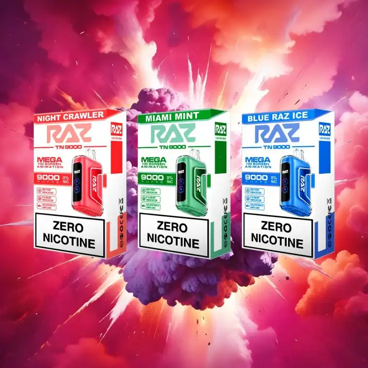 RAZ Zero Nicotine Vapes | Pure Flavor
