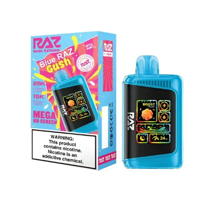 RAZ Blue Raz Gush Review | Sweet Blue Candy Vape (DC25000 Exclusive)