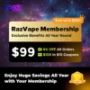 RAZ VAPE raz vape membership $99