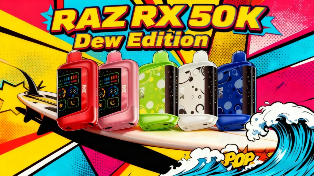 raz rx50k dew edition flavors