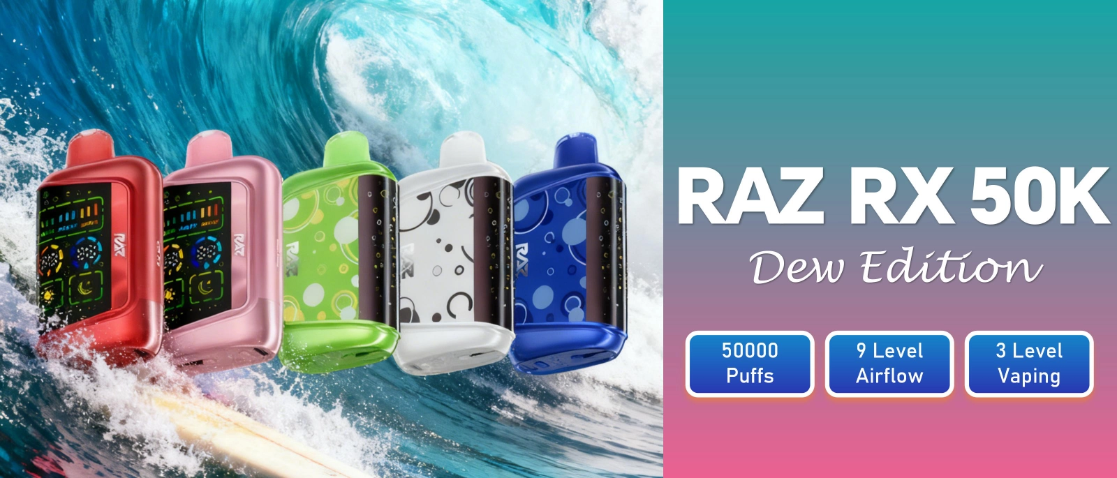 RAZ VAPE How to Use RAZ RX50K Modes