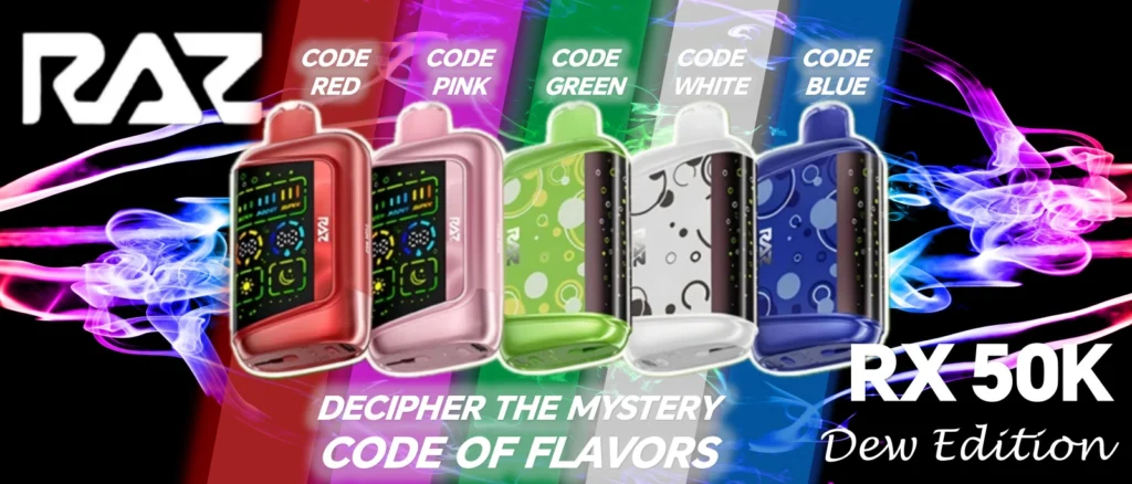 Best RAZ Vape Flavors 2026 Ranked RAZ RX 50K Dew Edition