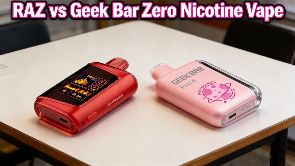 RAZ VAPE RAZ vs Geek Bar Zero Nicotine Vape Review