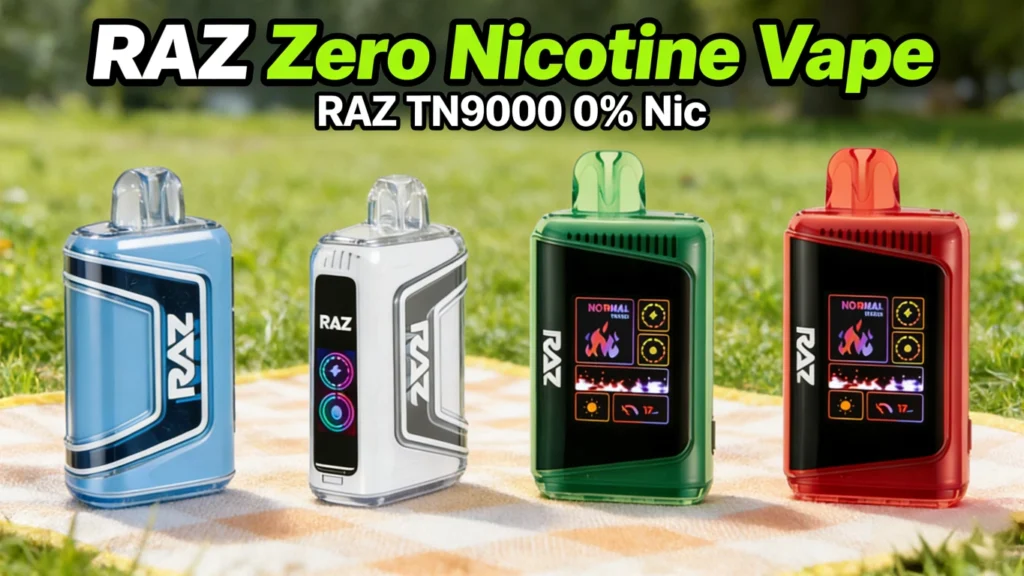 RAZ VAPE RAZ Zero Nicotine Vape Review - RAZ TN9000 0 Nic