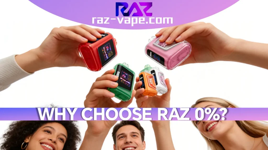 Benefits of Zero Nicotine Vapes: Why Choose RAZ 0%
