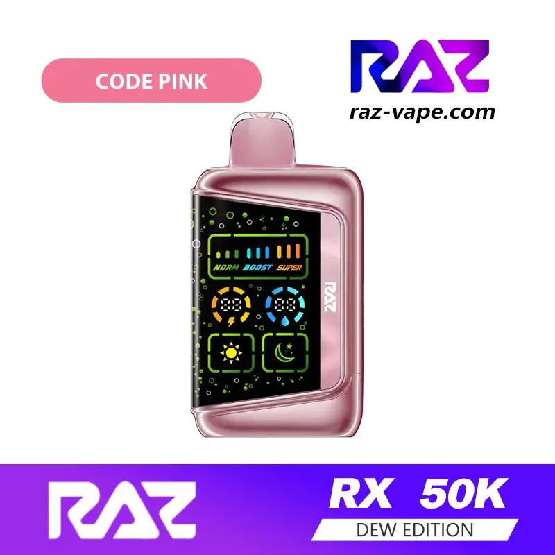 RAZ Code Pink — RX 50K Dew Edition disposable vape