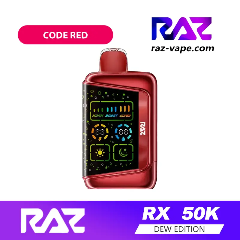 RAZ Code Red — RX 50K Dew Edition disposable vape